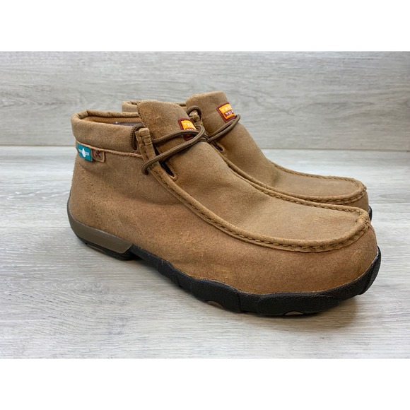 Twisted X Other - Twisted X Work Chukka Driving Moc Steel Toe Waterproof Brown Leather 8.5 W